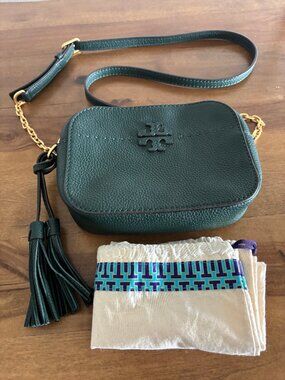 Tory birch green cross body